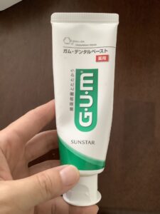 歯磨き粉のガム・デンタルペースト